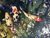 Untitled Koi Watercolor 1997 28x39 Watercolor by Kent Lovelace - 2