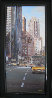 Towards Central Park South 2002 New York 31x16 NYC Original Painting by Luigi Rocca - 1