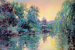 Homage to Monet 1987 w Remarque Limited Edition Print - Aldo Luongo