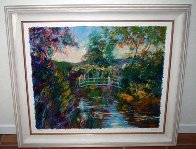Bridge At Giverny (Monet's Garden) 1998 Limited Edition Print by Aldo Luongo - 1 Bridge At Giverny (Monet's Garden) 1998 Limited Edition Print by Aldo Luongo - 1