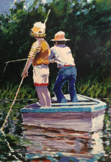 Summer Fishing 1983 Limited Edition Print - Aldo Luongo Summer Fishing 1983 Limited Edition Print - Aldo Luongo