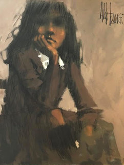 Untitled Portrait 60x48 Original Painting - Aldo Luongo Untitled Portrait 60x48 Original Painting - Aldo Luongo