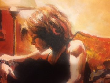 Silhouette 2003 36x44 Original Painting by Aldo Luongo