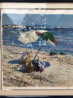 Two Umbrellas AP 1986 Limited Edition Print by Aldo Luongo - 1 Two Umbrellas AP 1986 Limited Edition Print by Aldo Luongo - 1