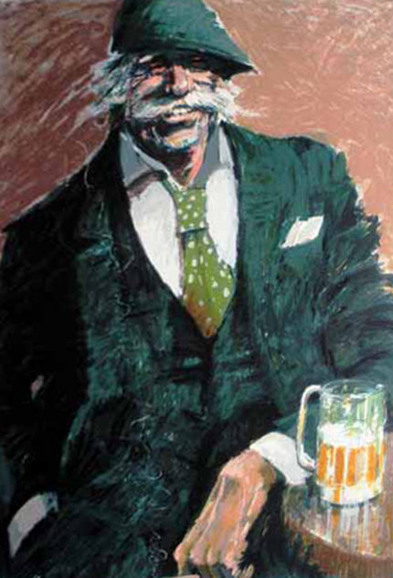 Afternoon Beer 1990 Limited Edition Print by Aldo Luongo
