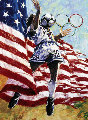 America's Team Soccer 1996 Limited Edition Print - Aldo Luongo