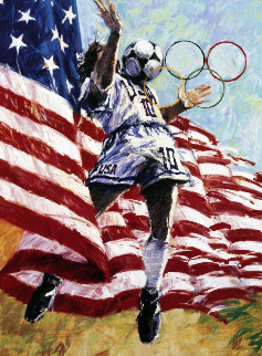 America's Team Soccer 1996 Limited Edition Print - Aldo Luongo America's Team Soccer 1996 Limited Edition Print - Aldo Luongo