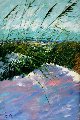 Windy Beach II 1990 75x56 Original Painting - Aldo Luongo