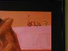 Love 1973 28x38 - Early Original Painting by Aldo Luongo - 4