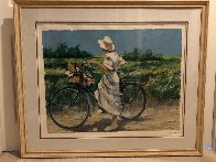 Country Bike Ride 1987 Limited Edition Print by Aldo Luongo - 1 Country Bike Ride 1987 Limited Edition Print by Aldo Luongo - 1