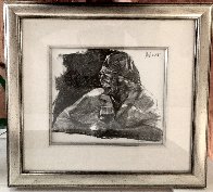 Great Bordeaux Drawing 2002 20x22 Drawing by Aldo Luongo - 2 Great Bordeaux Drawing 2002 20x22 Drawing by Aldo Luongo - 2