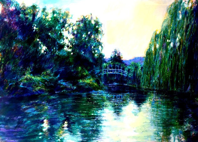 Homage to Monet 1987 - France Limited Edition Print by Aldo Luongo