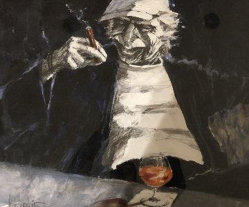 Guys Night Out 1990 42x47 Works on Paper (not prints) - Aldo Luongo Guys Night Out 1990 42x47 Works on Paper (not prints) - Aldo Luongo