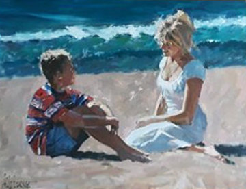 Summer Whispers 30x40 Original Painting by Aldo Luongo