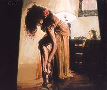 Another Saturday Evening Embellished Limited Edition Print by Aldo Luongo