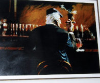 Smoke Bar II 2000 Embellished Limited Edition Print by Aldo Luongo - 2 Smoke Bar II 2000 Embellished Limited Edition Print by Aldo Luongo - 2
