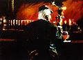 Smoke Bar II 2000 Embellished Limited Edition Print - Aldo Luongo