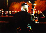 Smoke Bar II 2000 Embellished Limited Edition Print - Aldo Luongo