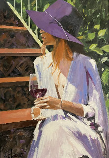 Amethyst Afternoon 32x24 Original Painting - Aldo Luongo Amethyst Afternoon 32x24 Original Painting - Aldo Luongo