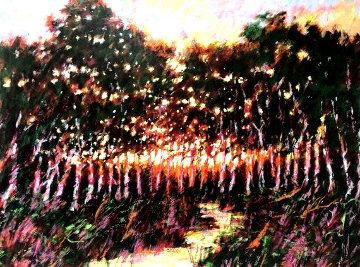 Forest At Dusk 1980 Limited Edition Print - Aldo Luongo Forest At Dusk 1980 Limited Edition Print - Aldo Luongo
