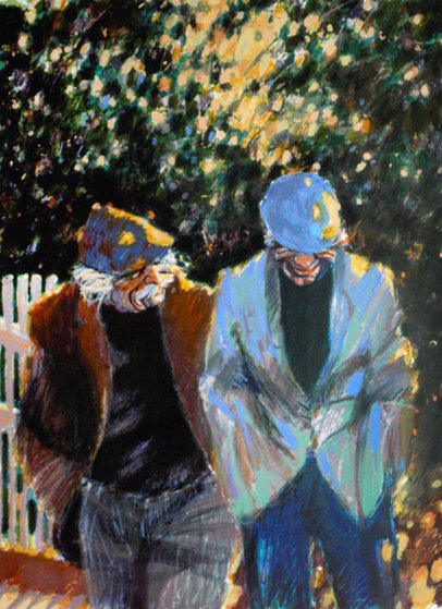 Fall Sun Serigraph 35x25 by Aldo Luongo - For Sale on Art Brokerage