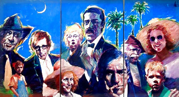 Dell'opera the Opening Triptych 1989 288x180 Super Super Huge! Original Painting - Aldo Luongo Dell'opera the Opening Triptych 1989 288x180 Super Super Huge! Original Painting - Aldo Luongo