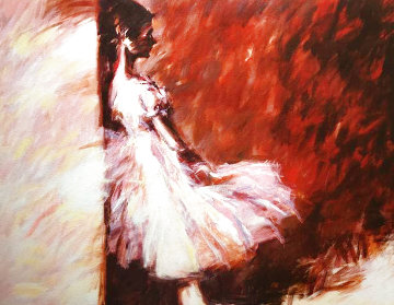 Red Ballerina Limited Edition Print - Aldo Luongo Red Ballerina Limited Edition Print - Aldo Luongo