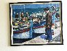Fishing Day 44x55 Huge Original Painting by Aldo Luongo - 1