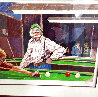 Billiards at Cafe Palermo 2000 - Huge Limited Edition Print by Aldo Luongo - 1