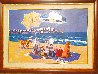 Golden Coast 1996 Embellished - Huge Limited Edition Print by Aldo Luongo - 1