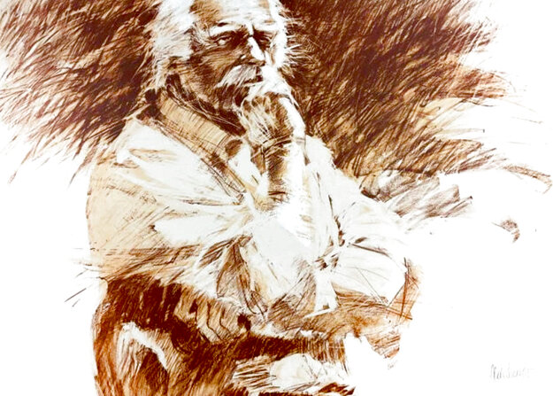 Contemplation ME - Huge Hawk Limited Edition Print - Aldo Luongo