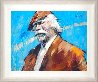 Hawk 1990 53x63 - Huge Original Painting by Aldo Luongo - 1