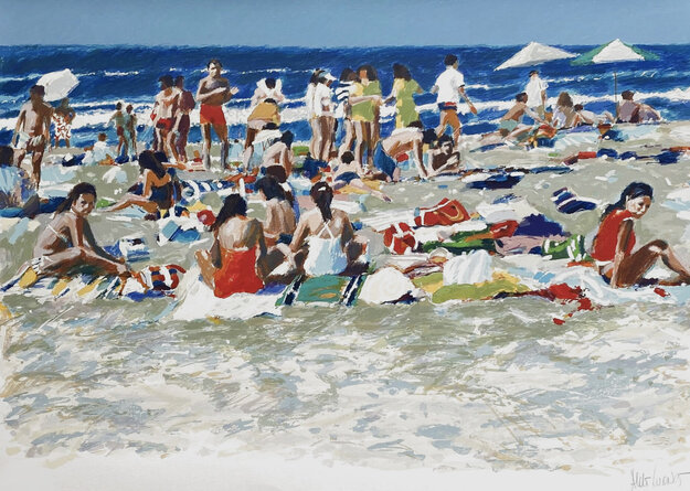 California HC 1984 - Santa Monica Limited Edition Print - Aldo Luongo