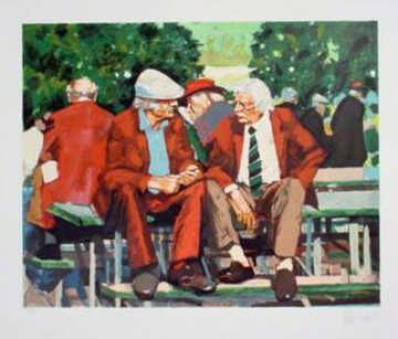 Conversation 1988 Limited Edition Print by Aldo Luongo