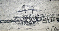 California Beach Drawing 1978 Drawing by Aldo Luongo - 0 California Beach Drawing 1978 Drawing by Aldo Luongo - 0