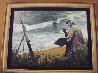 Watercolors in Laguna Beach (The Hawk) 2004 30x40 Original Painting by Aldo Luongo - 1