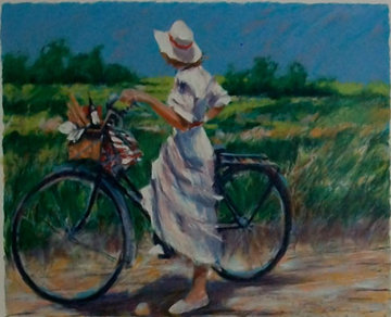 Country Bike Ride 1987 Limited Edition Print by Aldo Luongo