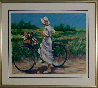 Country Bike Ride 1987 Limited Edition Print by Aldo Luongo - 1