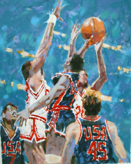 Jump to Victory 1988 Limited Edition Print - Aldo Luongo Jump to Victory 1988 Limited Edition Print - Aldo Luongo