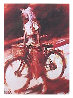 Girl on Bicycle 1993 Limited Edition Print by Aldo Luongo - 0