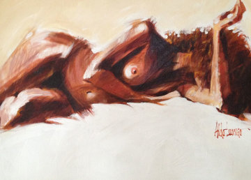 Striking 1997 35x43 Original Painting - Aldo Luongo Striking 1997 35x43 Original Painting - Aldo Luongo