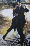 Tango Passion 2011 Original Painting - Aldo Luongo