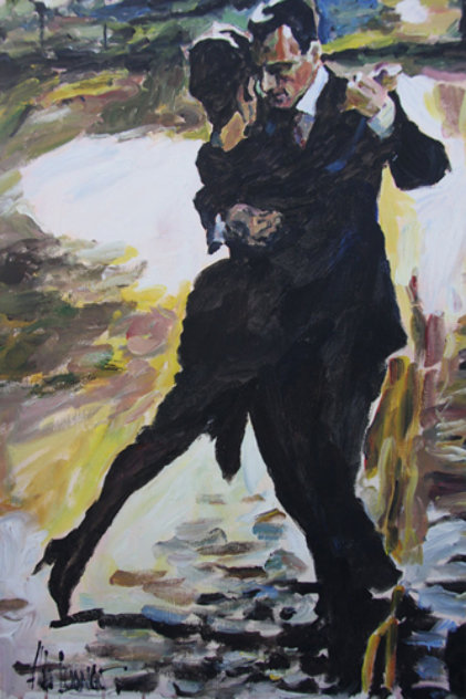 Tango Passion 2011 Original Painting by Aldo Luongo