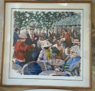 Cafe Tortoni 1981 Limited Edition Print by Aldo Luongo - 1 Cafe Tortoni 1981 Limited Edition Print by Aldo Luongo - 1
