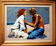 Lovers 2008 36x48 Original Painting by Aldo Luongo - 1 Lovers 2008 36x48 Original Painting by Aldo Luongo - 1