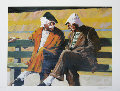 Telling Stories on a Park Bench AP 2008 Limited Edition Print - Aldo Luongo