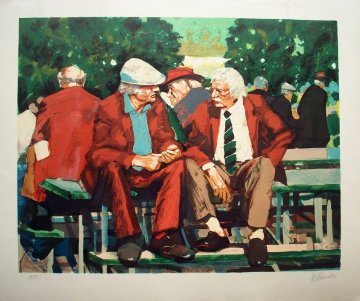 Conversation 1989 Limited Edition Print - Aldo Luongo Conversation 1989 Limited Edition Print - Aldo Luongo