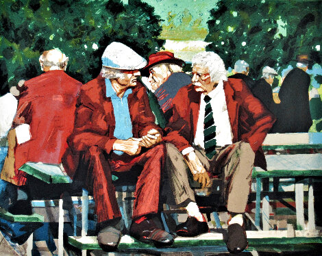 Conversation Hc 1989 Limited Edition Print - Aldo Luongo