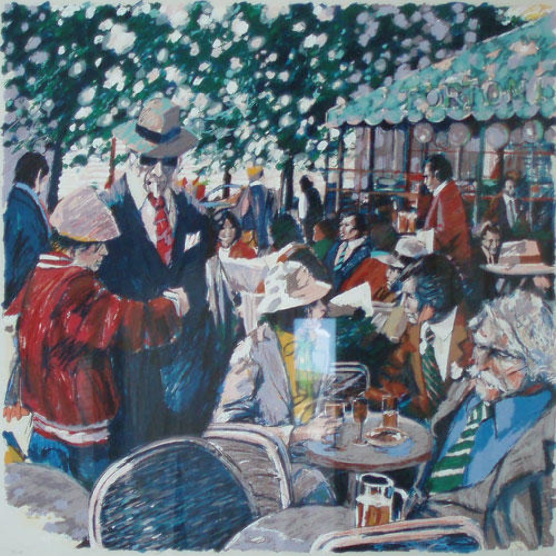 Cafe Tortoni 1981 Limited Edition Print by Aldo Luongo