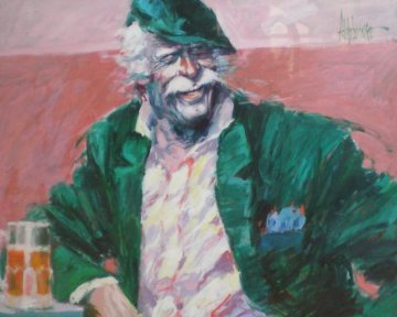 Brew At Gardel's 1986 Limited Edition Print - Aldo Luongo Brew At Gardel's 1986 Limited Edition Print - Aldo Luongo